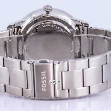 Orologio da uomo Fossil Neutra minimalista Moon Phase quadrante blu al quarzo FS5907