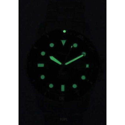 Orologio da uomo Fossil Blue Dive Style in acciaio inossidabile quadrante nero al quarzo FS5952 100M