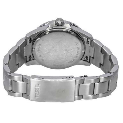 Orologio da uomo Fossil Blue Dive in acciaio inossidabile con quadrante verde al quarzo FS6033 100M