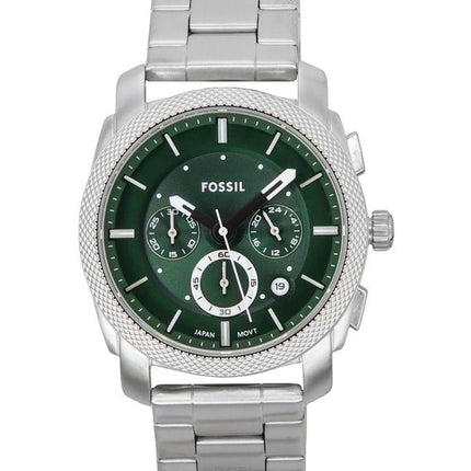 Orologio da uomo Fossil Machine Chronograph in acciaio inossidabile con quadrante verde al quarzo FS6079