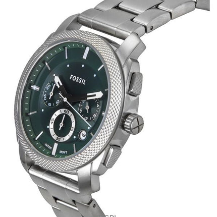 Orologio da uomo Fossil Machine Chronograph in acciaio inossidabile con quadrante verde al quarzo FS6079