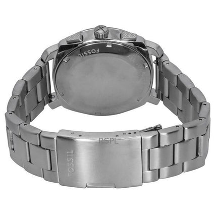 Orologio da uomo Fossil Machine Chronograph in acciaio inossidabile con quadrante verde al quarzo FS6079