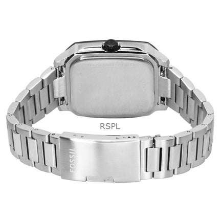 Orologio da uomo Fossil Crosby in acciaio inossidabile con quadrante grigio al quarzo FS6122