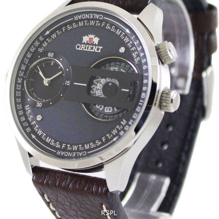 Orologio da uomo automatico FXC00003B con quadrante doppio Orient