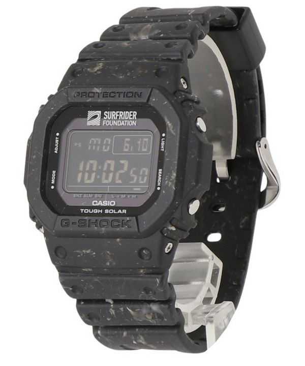 Casio G-Shock Digital Surfrider Foundation Collaboration Cinturino in resina Tough Solar G-5600SRF-1 Orologio da uomo 200M