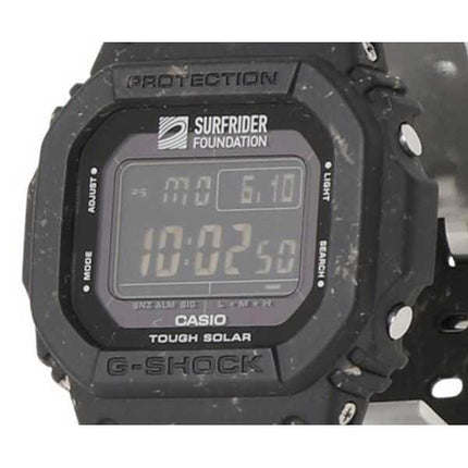 Casio G-Shock Digital Surfrider Foundation Collaboration Cinturino in resina Tough Solar G-5600SRF-1 Orologio da uomo 200M