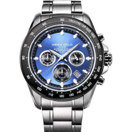 Orologio da uomo Aries Gold Inspire Drifter con cronografo al quarzo G 7001 SBK-BU