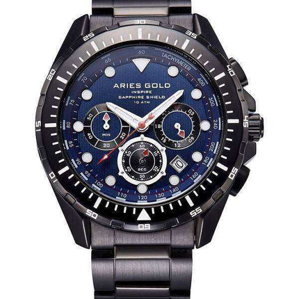 Orologio da uomo Aries Gold Inspire Atlantic Quartz G 7002 BK-BU