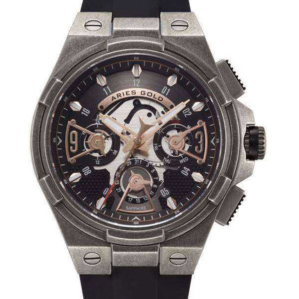 Orologio da uomo Aries Gold Inspire Lightning Quartz G 7003 AS-BKRG