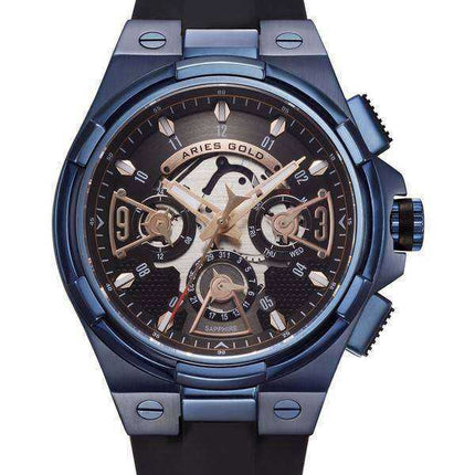 Orologio da uomo Aries Gold Inspire Lightning Quartz G 7003 BU-BKRG