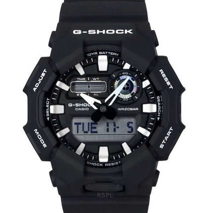 Casio G-Shock Analog Digital Bio-Based Resin Strap Quadrante Nero Quarzo GA-010-1A 200M Orologio da Uomo