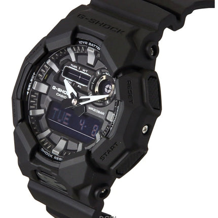 Orologio da uomo Casio G-Shock analogico digitale con cinturino in resina a base biologica, quadrante nero, al quarzo GA-010-1A1 200M