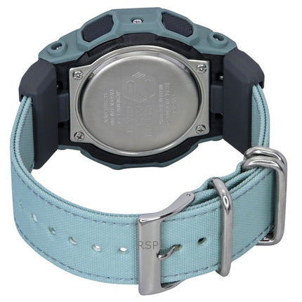 Orologio da uomo Casio G-Shock analogico digitale con cinturino in tessuto e quadrante blu al quarzo GA-010CE-2A 200M