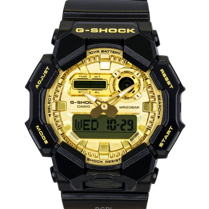 Orologio da uomo Casio G-Shock con cinturino in resina a base biologica, analogico digitale, quadrante oro, al quarzo GA-010GGB-1A9 200M