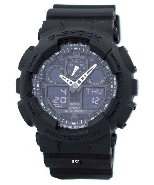 Casio G-Shock GA-100-1A1 GA100-1A1 Orologio da uomo resistente agli urti 200M