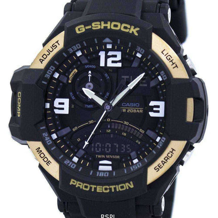 Orologio da uomo Casio G-Shock Gavitymaster Neon Illuminatore analogico-digitale GA-1000-9G GA1000-9G