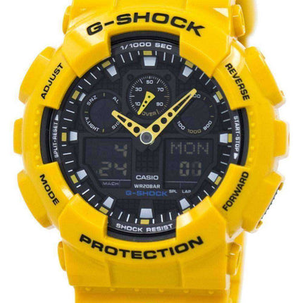 Orologio da uomo Casio G-Shock GA-100A-9ADR GA100A-9ADR con indicatore di velocità