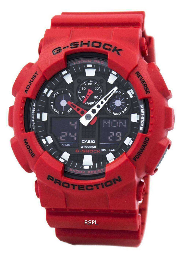 Casio G-Shock GA-100B-4A GA100B-4A Orologio da uomo analogico-digitale