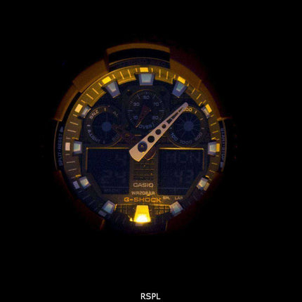 Casio G-Shock GA-100B-4A GA100B-4A Orologio da uomo analogico-digitale