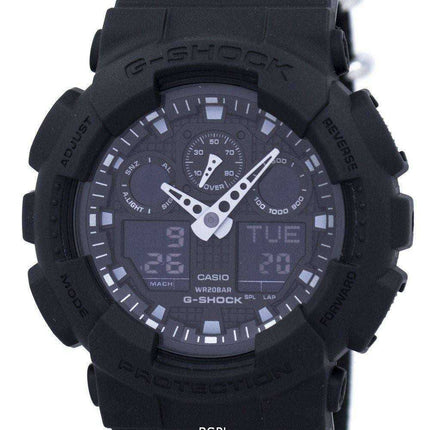 Casio G-Shock Analogico digitale resistente agli urti GA-100BBN-1A GA100BBN-1A Orologio da uomo