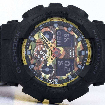 Orologio da uomo Casio G-Shock resistente agli urti World Time analogico digitale GA-100BY-1A GA100BY-1A
