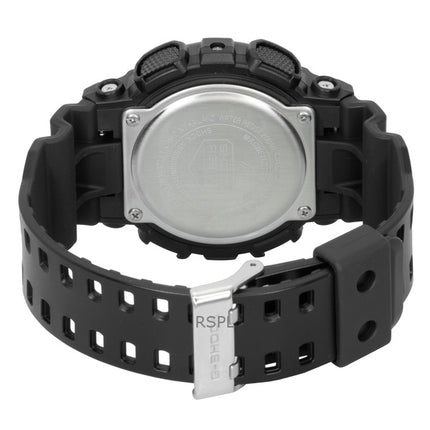 Orologio da uomo Casio G-Shock con cinturino in resina, analogico digitale, quadrante oro, al quarzo GA-100GGB-1A9, 200 m