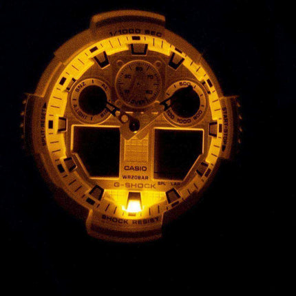 Casio G-Shock resistente agli urti analogico digitale GA-100MW-7A GA100MW-7A orologio da uomo