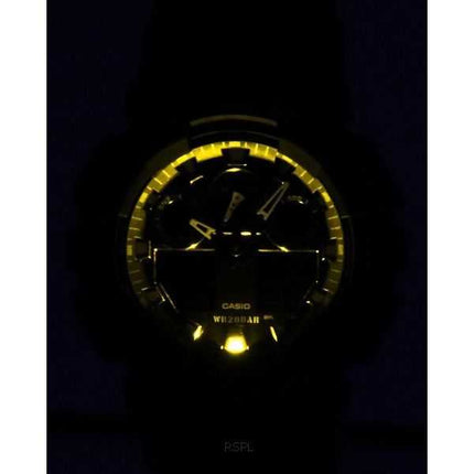Orologio da uomo Casio G-Shock analogico digitale cinturino in resina quadrante multicolore quarzo GA-100RC-1A 200M