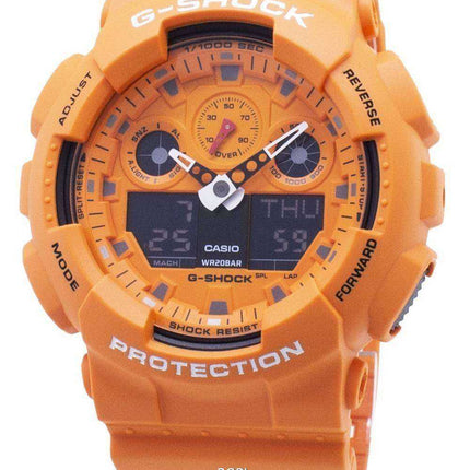 Orologio da uomo Casio G-Shock GA-100RS-4A GA100RS-4A Cronografo al quarzo 200M