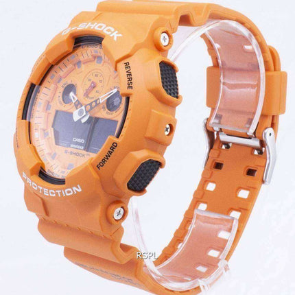 Orologio da uomo Casio G-Shock GA-100RS-4A GA100RS-4A Cronografo al quarzo 200M