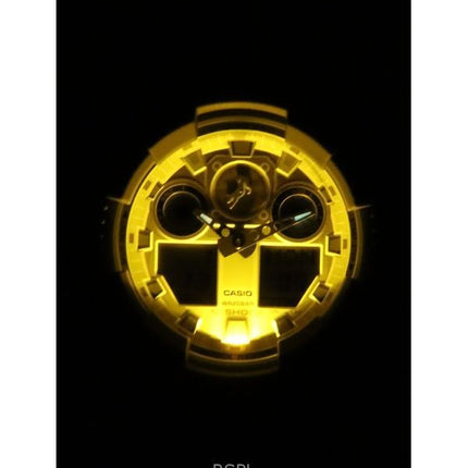 Casio G-Shock Analog Digital The Shiba Inu Cinturino in resina Quadrante marrone Quarzo GA-100SHB-5A 200M Orologio da uomo