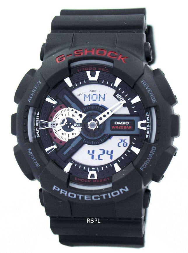 Orologio da uomo Casio G-Shock World Time analogico digitale GA-110-1A GA110-1A