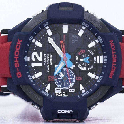 Casio G-Shock GRAVITYMASTER Orologio da uomo resistente agli urti GA-1100-2A GA1100-2A World Time