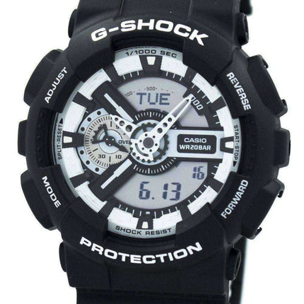 Orologio da uomo Casio G-Shock bianco e nero GA-110BW-1A GA110BW-1A