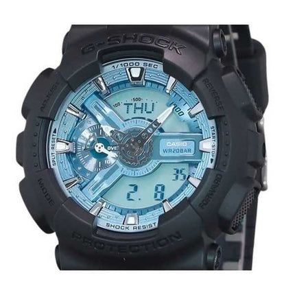 Casio G-Shock Analog Digital Resin Strap Ocean Blue Dial Quartz GA-110CD-1A2 200M Orologio da uomo