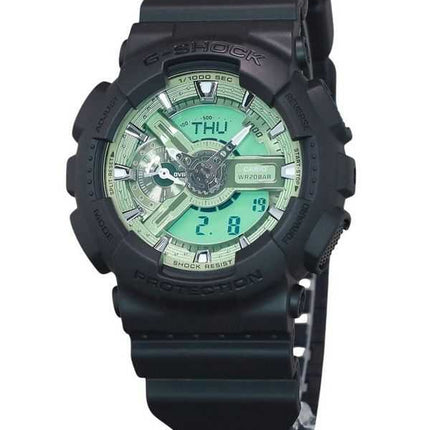 Casio G-Shock Analog Digital Resin Strap Menta Verde Quadrante Quarzo GA-110CD-1A3 200M Orologio da Uomo