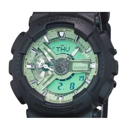 Casio G-Shock Analog Digital Resin Strap Menta Verde Quadrante Quarzo GA-110CD-1A3 200M Orologio da Uomo