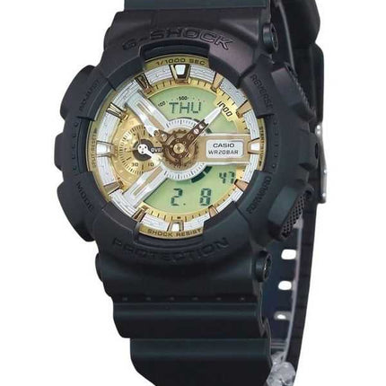 Casio G-Shock Analog Digital Resin Strap Oro Quadrante Quarzo GA-110CD-1A9 200M Orologio da Uomo