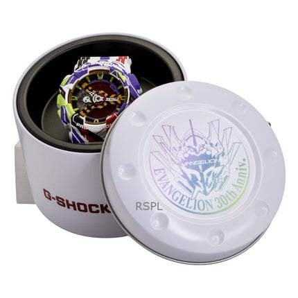 Orologio da uomo Casio G-Shock Analog Digital Evangelion 30th Anniversary con quadrante multicolore al quarzo GA-110EVA30-7A 200M