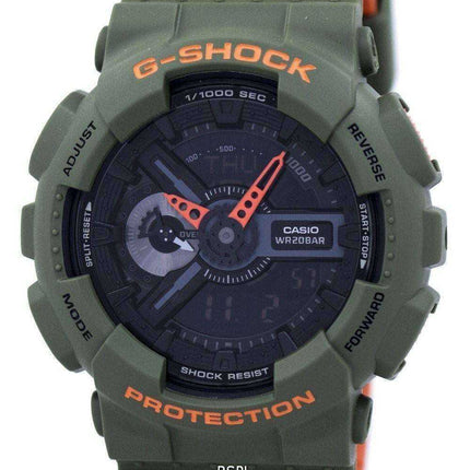Orologio da uomo GA-110LN-3A GA110LN-3A analogico digitale resistente agli urti Casio G-Shock