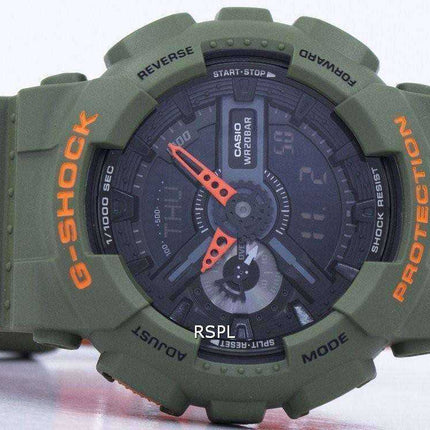 Orologio da uomo GA-110LN-3A GA110LN-3A analogico digitale resistente agli urti Casio G-Shock