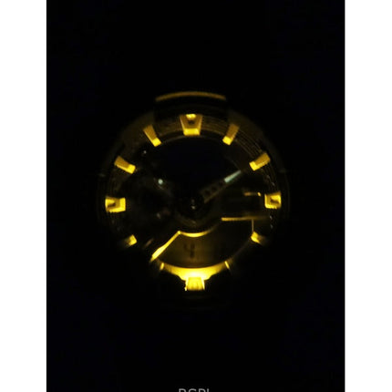 Orologio da uomo Casio G-Shock analogico digitale in resina a base biologica con quadrante nero al quarzo GA-110RL-1A 200M