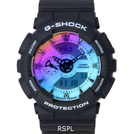 Orologio da uomo Casio G-Shock colore iridescente analogico digitale al quarzo GA-110SR-1A GA110SR-1 200M