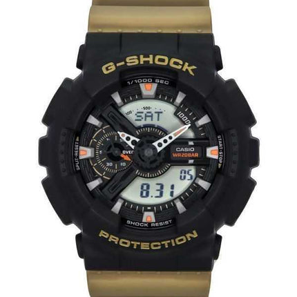 Casio G-Shock Analog Digital Resin Strap Black Dial Quartz GA-110TU-1A5 200M Orologio da uomo