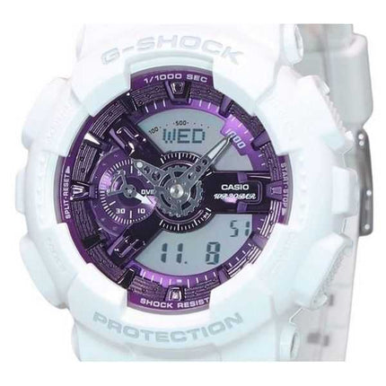 Orologio da uomo Casio G-Shock Collezione stagionale 2023 analogico digitale viola quadrante al quarzo GA-110WS-7A 200M