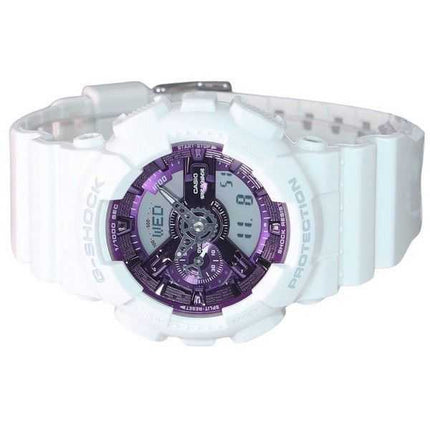 Orologio da uomo Casio G-Shock Collezione stagionale 2023 analogico digitale viola quadrante al quarzo GA-110WS-7A 200M
