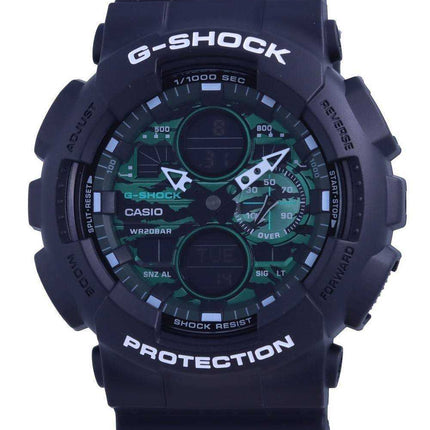Orologio da uomo Casio G-Shock Midnight Green Special Color analogico digitale GA-140MG-1A GA140MG-1 200M