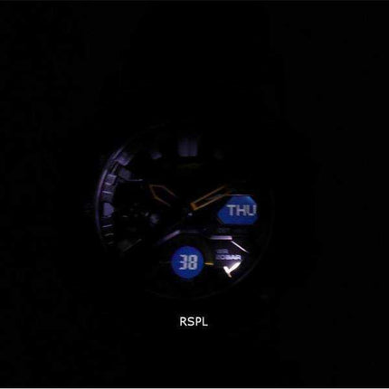 Orologio da uomo Casio G-Shock Carbon Core Guard digitale analogico quadrante nero al quarzo GA-2000-1A9 GA2000-1 200M