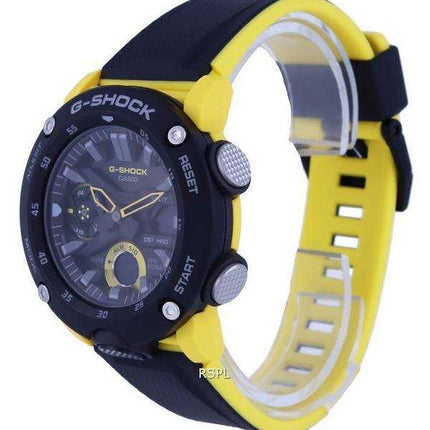 Orologio da uomo Casio G-Shock Carbon Core Guard digitale analogico quadrante nero al quarzo GA-2000-1A9 GA2000-1 200M