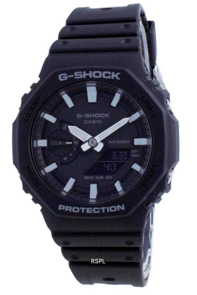 Orologio da uomo Casio G-Shock Carbon Core Guard analogico digitale al quarzo Diver GA-2100-1A GA2100-1 200M
